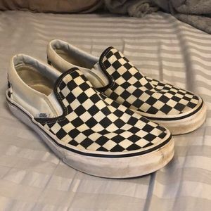 Black and White Checkered Vans